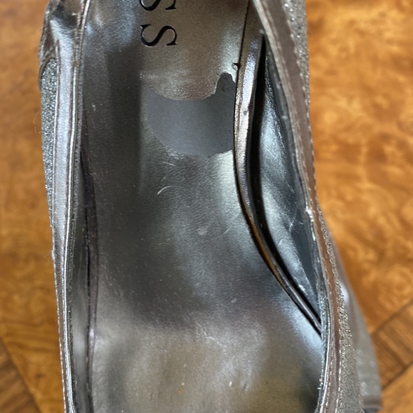 Silver platform heels. Worn only a couple times. - Picture 5 of 5